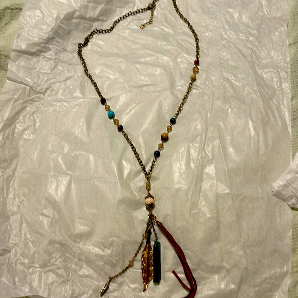 Jade long boutique necklace